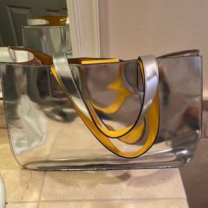 Contemporary Leather Tote